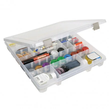 ArtBin Super Satchel Plastlåda till knappar och tillbehör Transparent 37,5x36x5,5cm Expressleverans