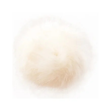 Begränsat antal Rico Pompom Tofs Akryl Naturell 10 cm