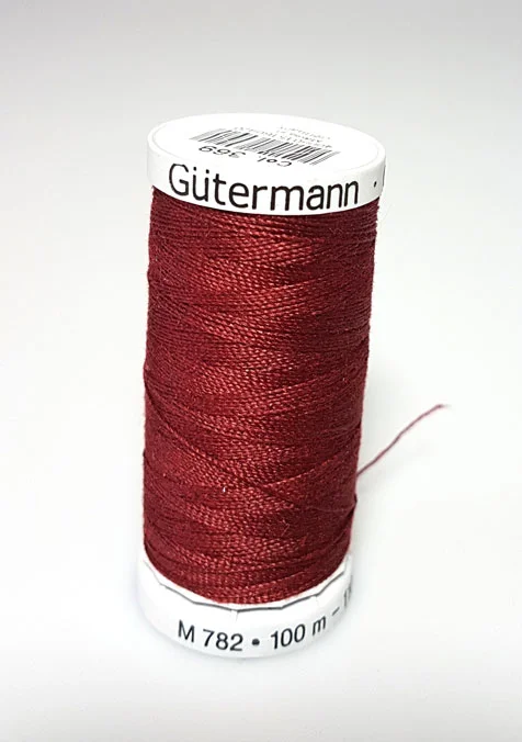Kampanjpris Gütermann – Extra stark sytråd – 369 Mörk Bourdeaux