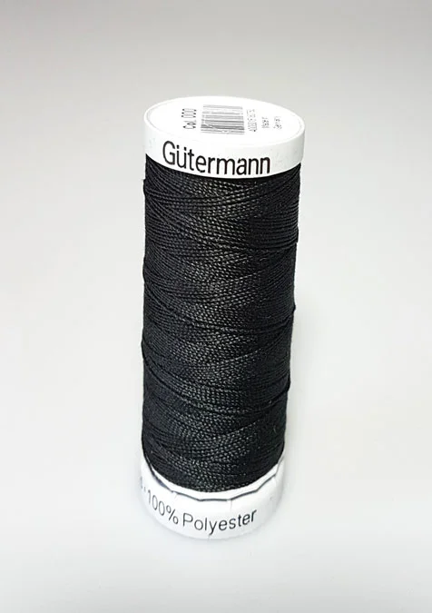 Gütermann – Extra stark sytråd – 000 Svart Fynd