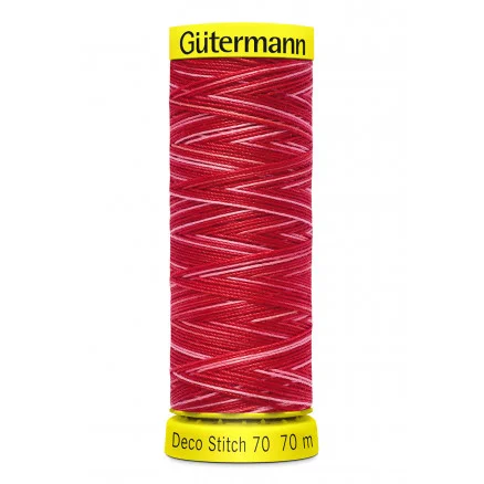 Erbjudande Gütermann Deco Stitch Multi 70 Röd Sytråd Polyester 9984 – 70m