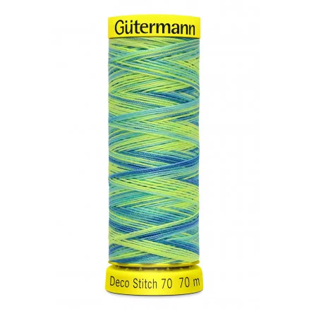 Gütermann Deco Stitch Multi 70 Ljusgrön Sytråd Polyester 9968 – 70m Outlet