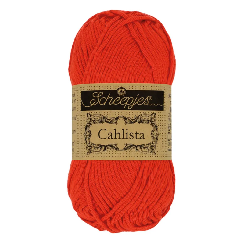 Cahlista garn Scheepjes 50 gPoppy Rose 390 Trygg betalning