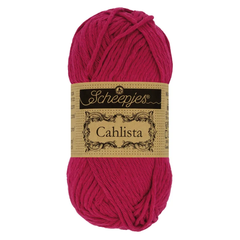 Fri frakt Cahlista garn Scheepjes 50 g Scarlet 192