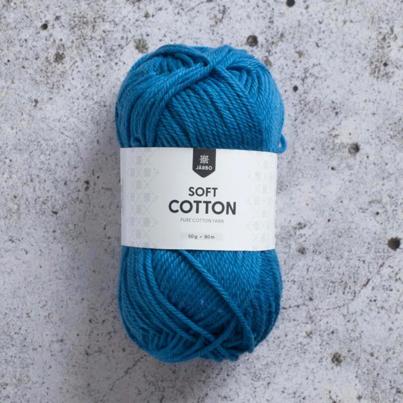 I lager Soft Cotton 50 g Ultramarine Klarblå 8811