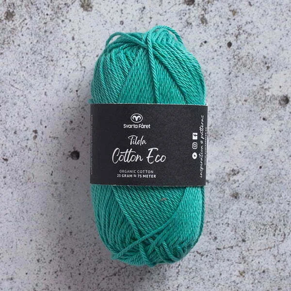 Tilda Cotton Eco 25 gMörkmint Nr 283 Reapris