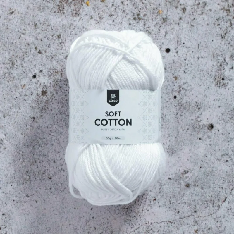 Lägg i varukorgen Soft Cotton 50 g Optic White Vit 8800