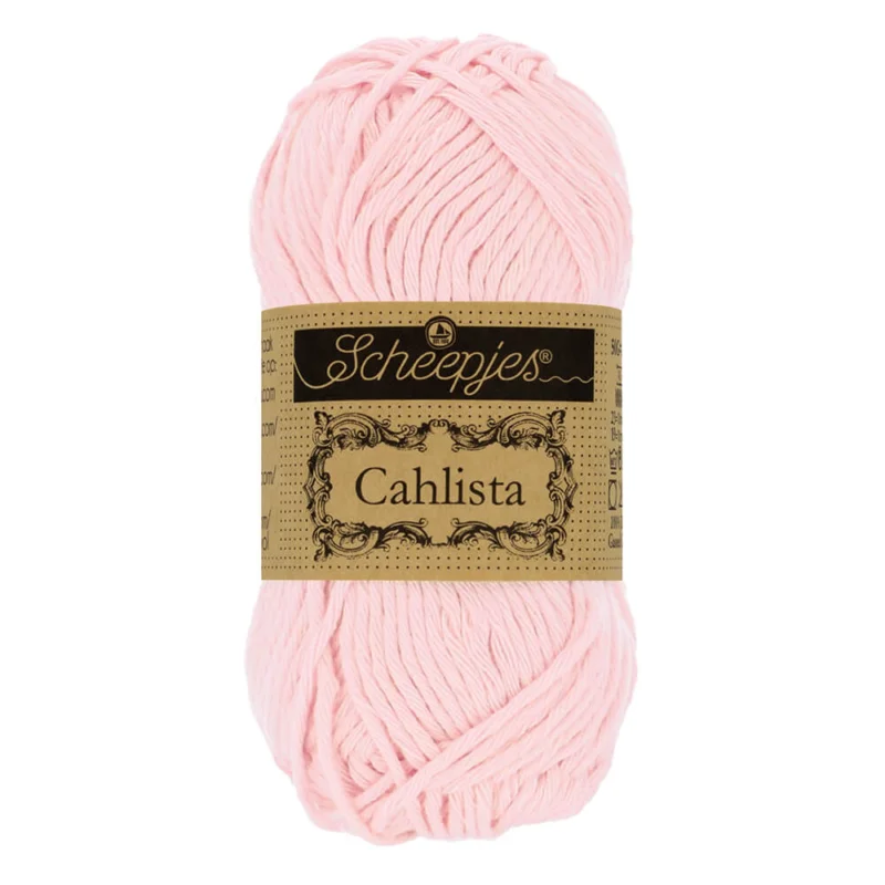 Trygg betalning Cahlista garn Scheepjes 50 g Powder Pink 238