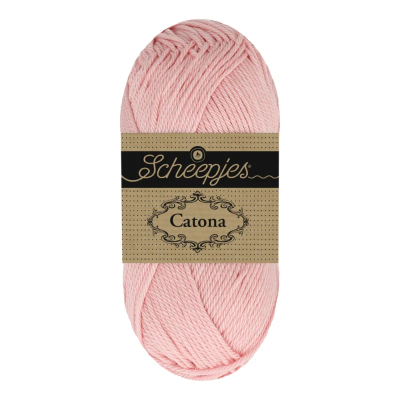Catona garn Scheepjes Ballet Pink 50 g nr 083 risnedsättning