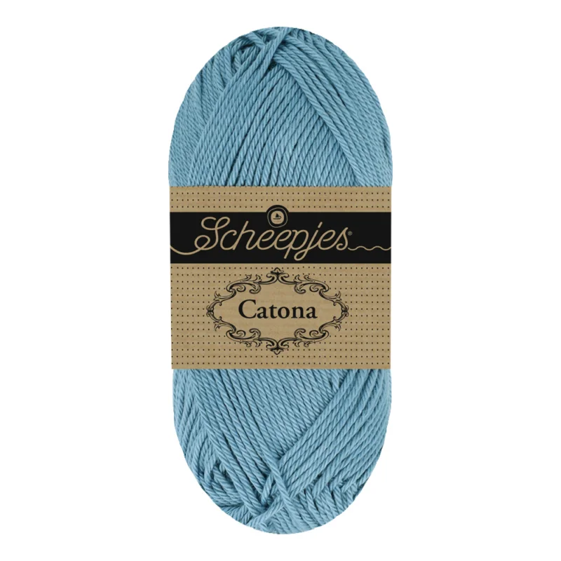 Catona garn Scheepjes Light Steel Blue 50 g nr 093 Utförsäljning