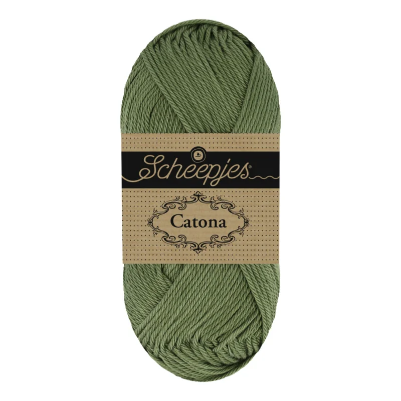 risnedsättning Catona garn Scheepjes Cactus Grön 50 g nr 097