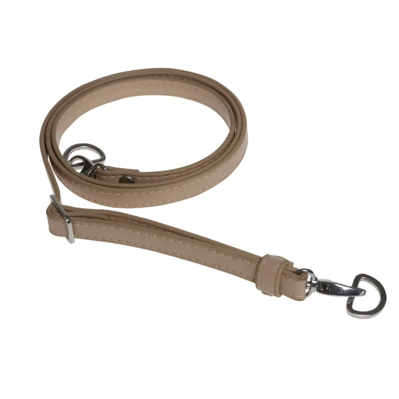 Kampanj Väskhandtag Lång 130 cm 12 mm Beige Silver 22104