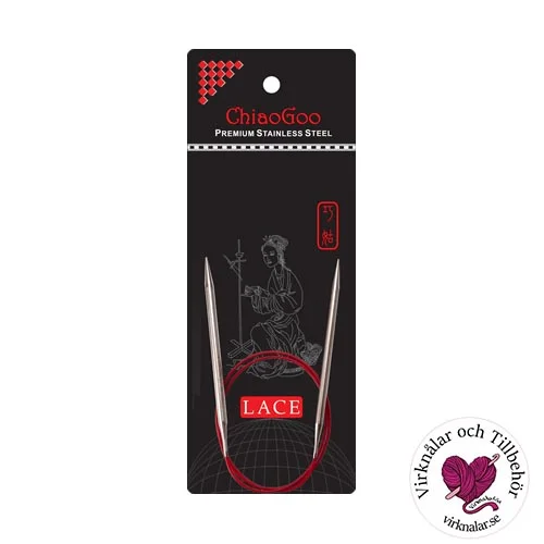 Endast idag Rundstickor Red Lace ChiaoGoo 703208 80cm 5,0 mm