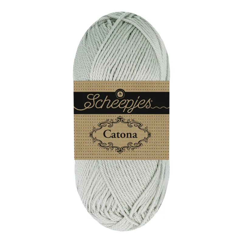 Catona garn Scheepjes Pebble Grey 50 g nr 076 Premium