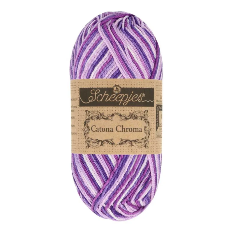 Catona Chroma Scheepjes 50g Verbena Lila 017 Begränsad tid