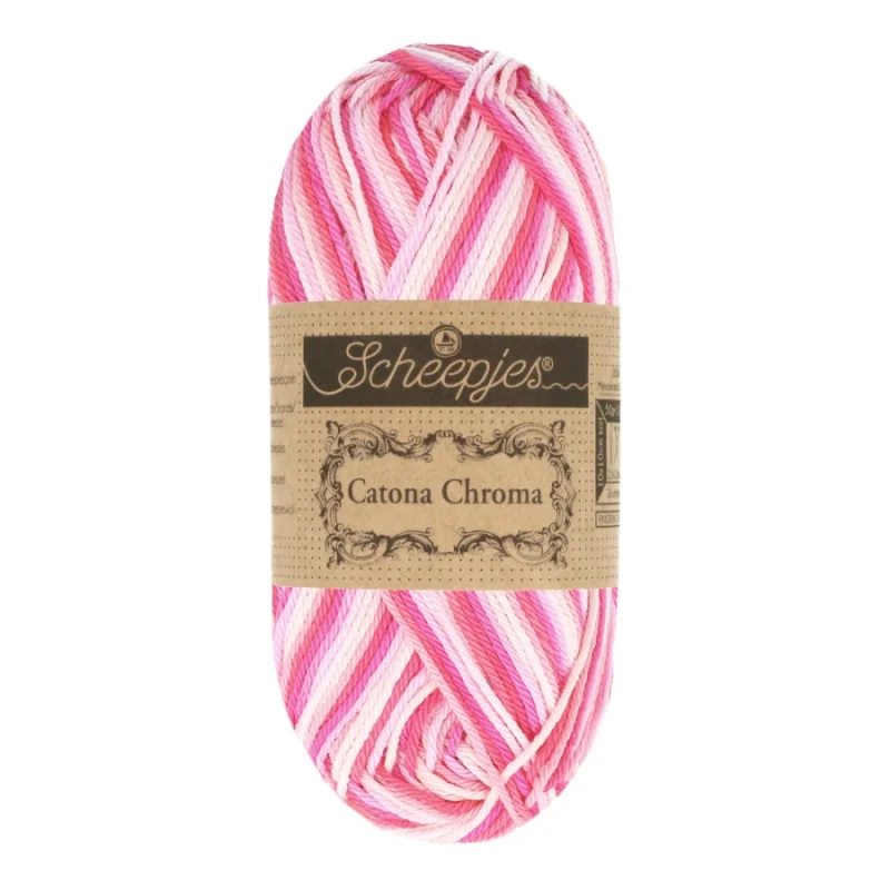 Catona Chroma Scheepjes 50g Peony Rosavit 012 I lager