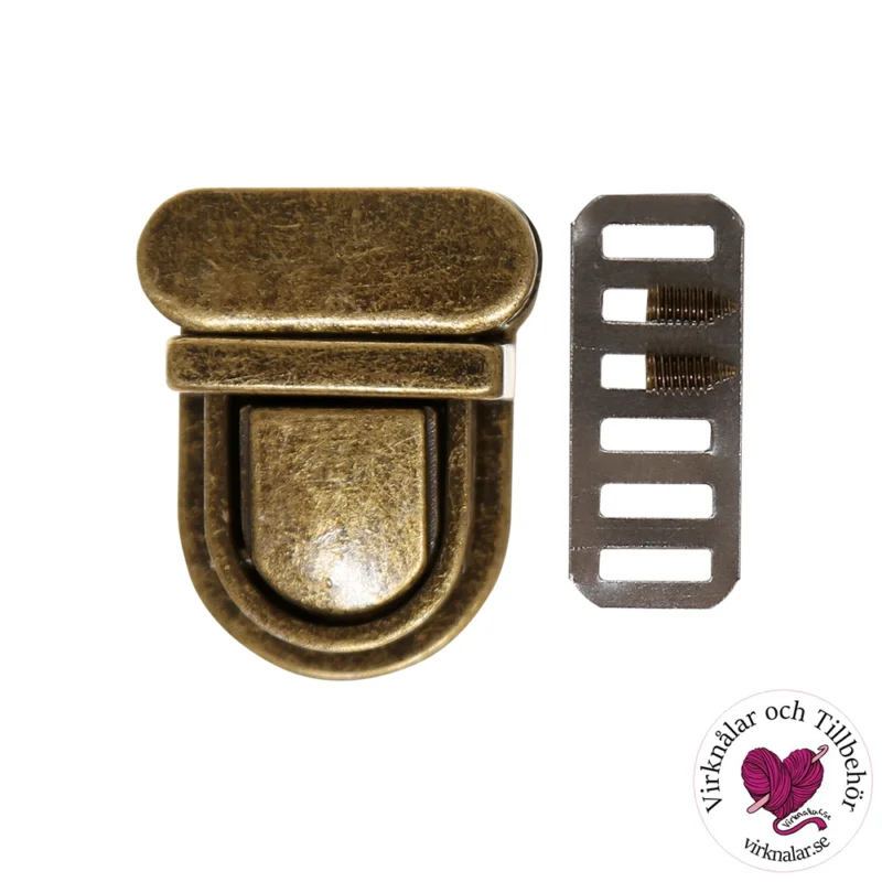 Väskspänne Brons Rundad Metall 22361 Go Handmade Köp nu