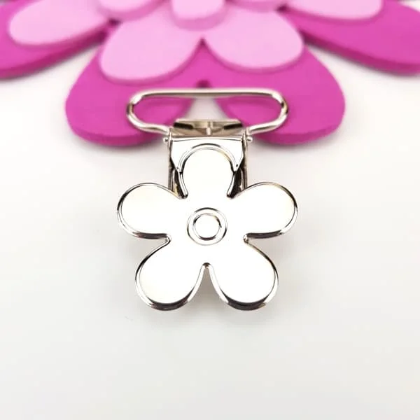 Clips Blomma Silver Sista chansen