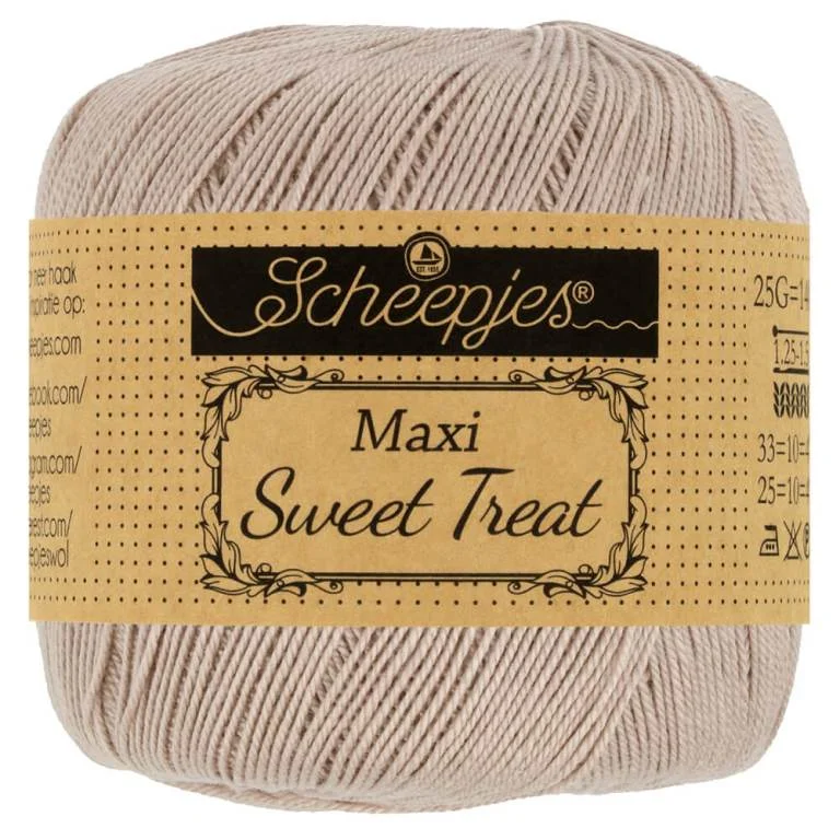 Snabb frakt Virkgarn Maxi Sweet Treat 25 g Antique Mauve 257