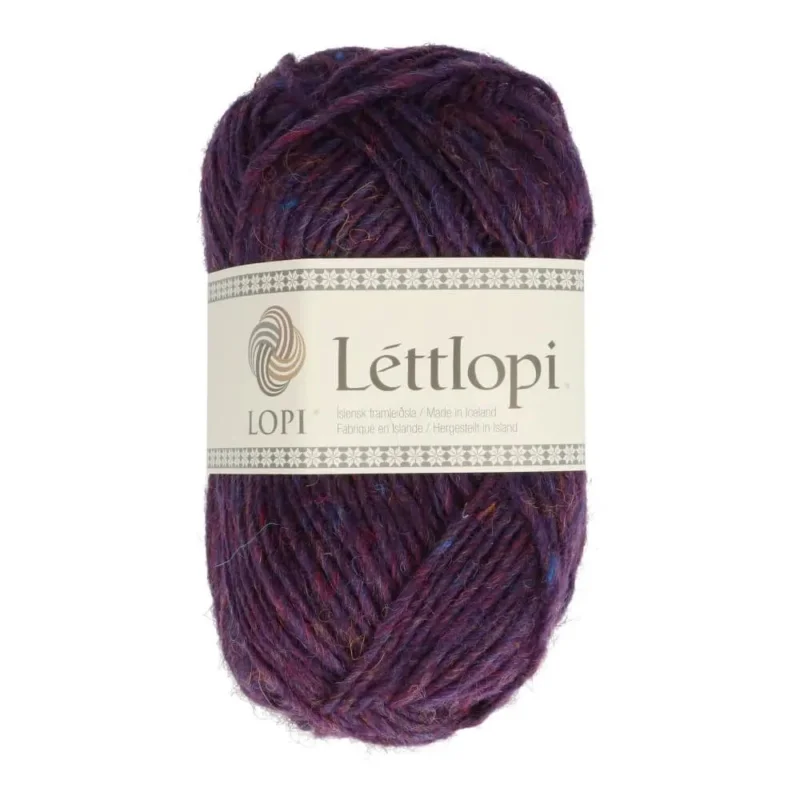 Kundfavorit Lettlopi Ullgarn Lila Violet heather 50 g1414