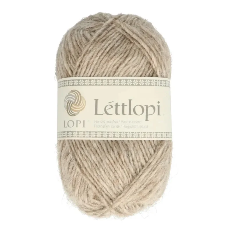 Lettlopi Ullgarn LightBeige Heather 50g 0086 I lager