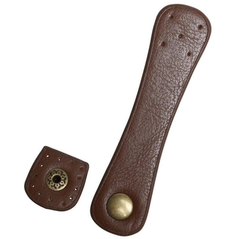 Nedsatt pris Väskstängning Lock flap Chokladbrun Brons 22344 Go Handmade