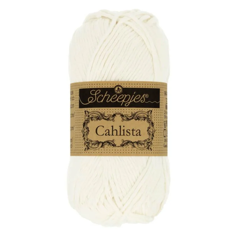 Cahlista garn Scheepjes 50 gBridal White 105 Trygg betalning