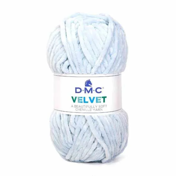 Erbjudande Sammetsgarn Dmc Velvet 100 g Ljusblå003