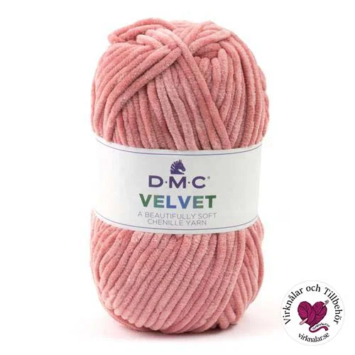 Sammetsgarn Dmc Velvet 100gGammelrosa 013 Fri frakt