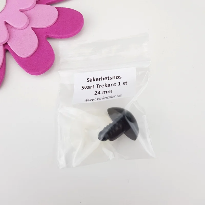 Fynd SäkerhetsnosarSvart Trekant 24 mm 1 st