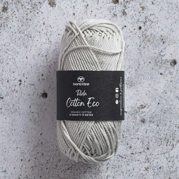 Populärt val Tilda Cotton Eco 25 g Ljusgrå Nr 212