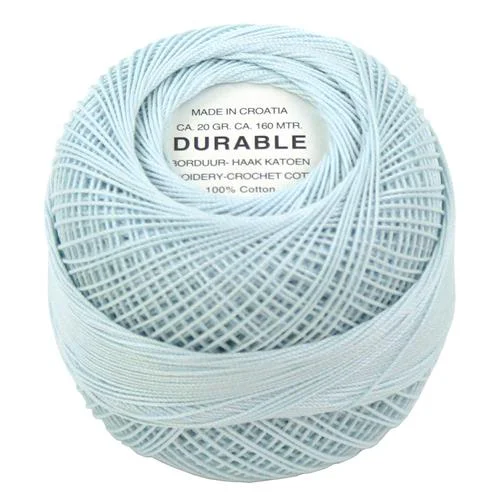 Virkgarn Durable 20 g Nr 1036 Babyblå Sista chansen