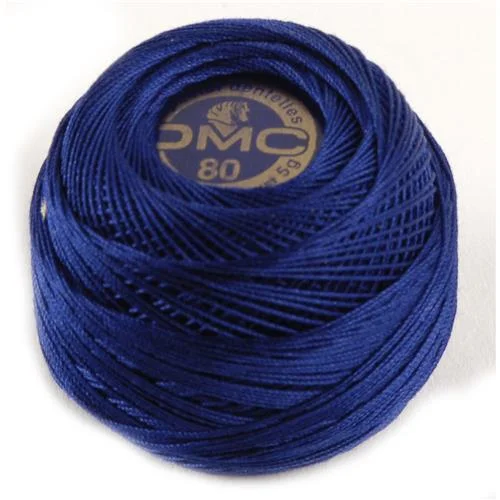 Erbjudande Virkgarn DMC Special Dentelles Nr 80 5g Mörkblå 820