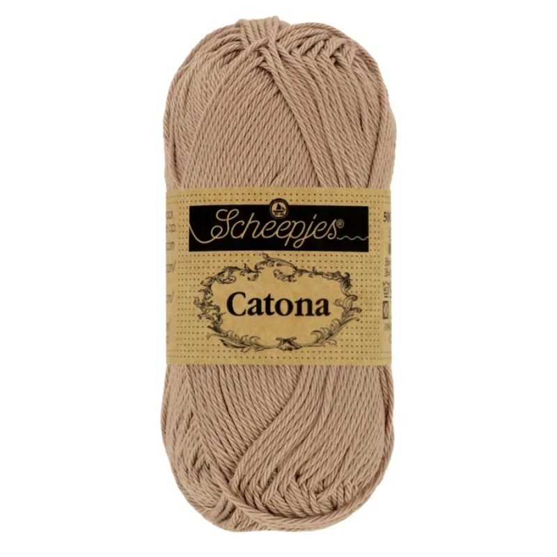 Handla nu Catona garn Scheepjes Caramel 50 g nr 506