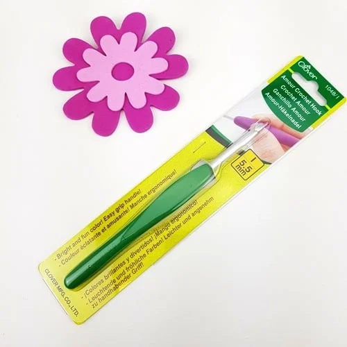 Clover Amour Ergonomisk virknål 5,5 mm Billig