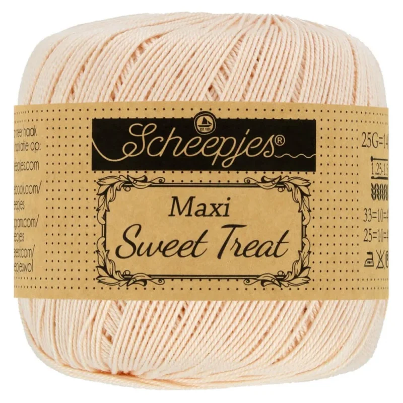 Virkgarn Maxi Sweet Treat 25 g Shell 255 Rabatt