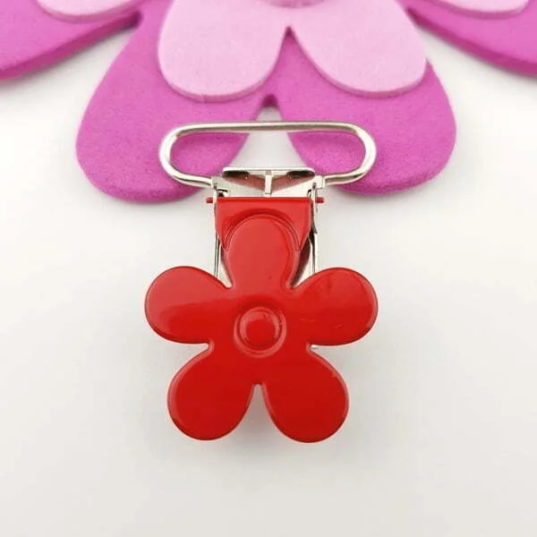 Clips Blomma Röd Kundfavorit