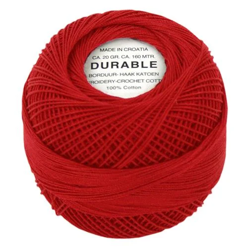 Lägg i varukorgen Virkgarn Durable 20 g Nr 1025 Varm Röd