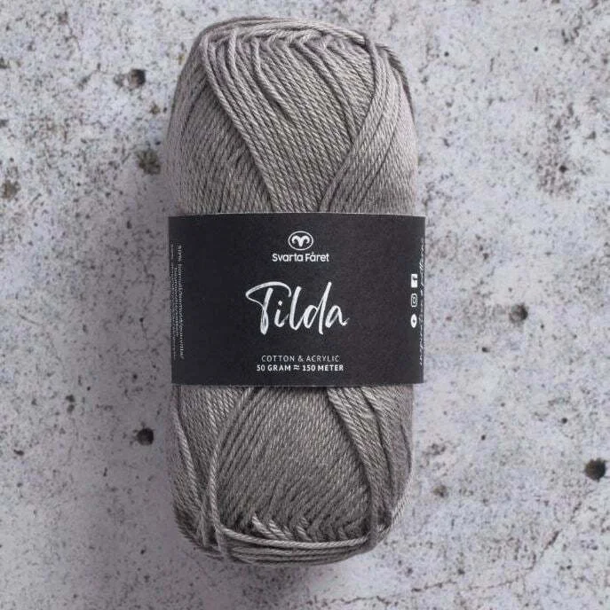Lägg i varukorgen Tilda garn 50 g Svarta Fåret Grå Nr 08