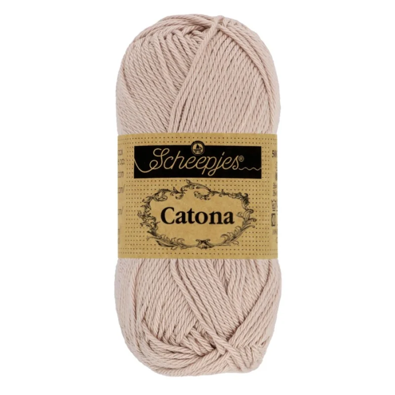 Rabatt Catona garn Scheepjes Antique Mauve 50 g 257