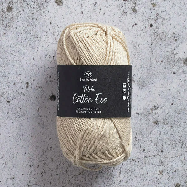 Tilda Cotton Eco 25 g Beige Nr 222 Fynd