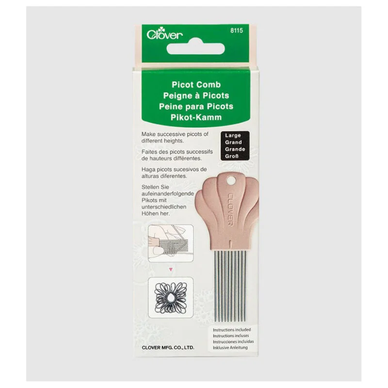 Beställ nu Picot Comb Stor kam 8115 Clover
