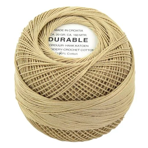 Bästa pris Virkgarn Durable 20 g Nr 1038 Varm Beige