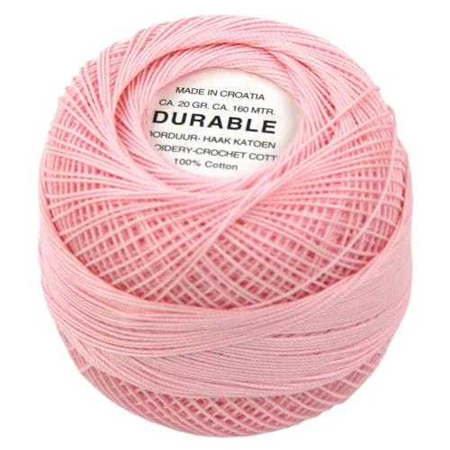 Virkgarn Durable 20 g Nr 1034 Varm Ljusrosa Utförsäljning