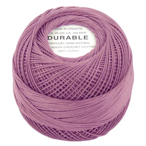 Handla nu Virkgarn Durable 20 g Nr 1014 Lila ljung