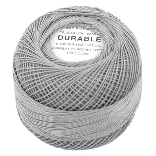 Virkgarn Durable 20 g Nr 1041 Grå Erbjudande