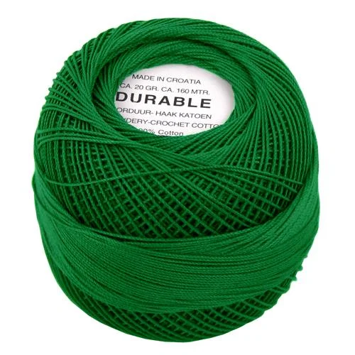 Virkgarn Durable 20 g Nr 1007 Mörk Julgrön Kundfavorit