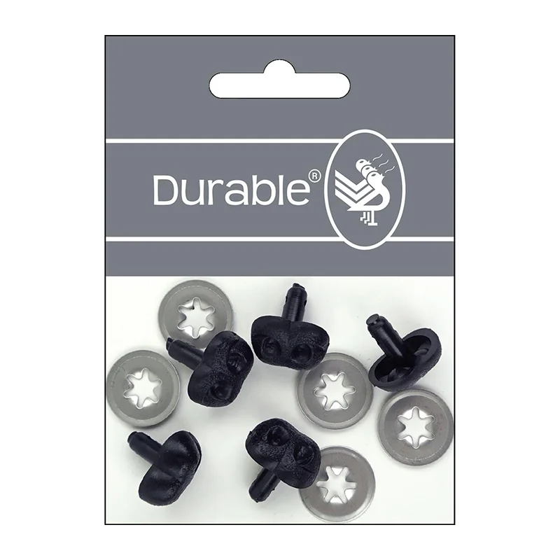 SäkerhetsnosarDjurnos Svart 20 mm 5 st Nr 1 Durable Säker betalning
