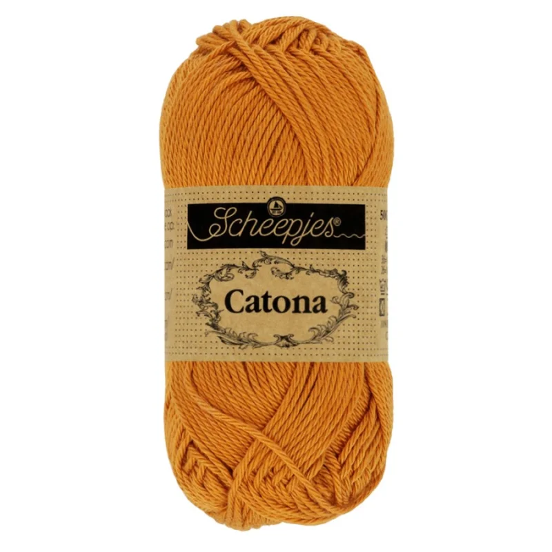 Catona garn Scheepjes Ginger Gold 50 g nr 383 Köp nu