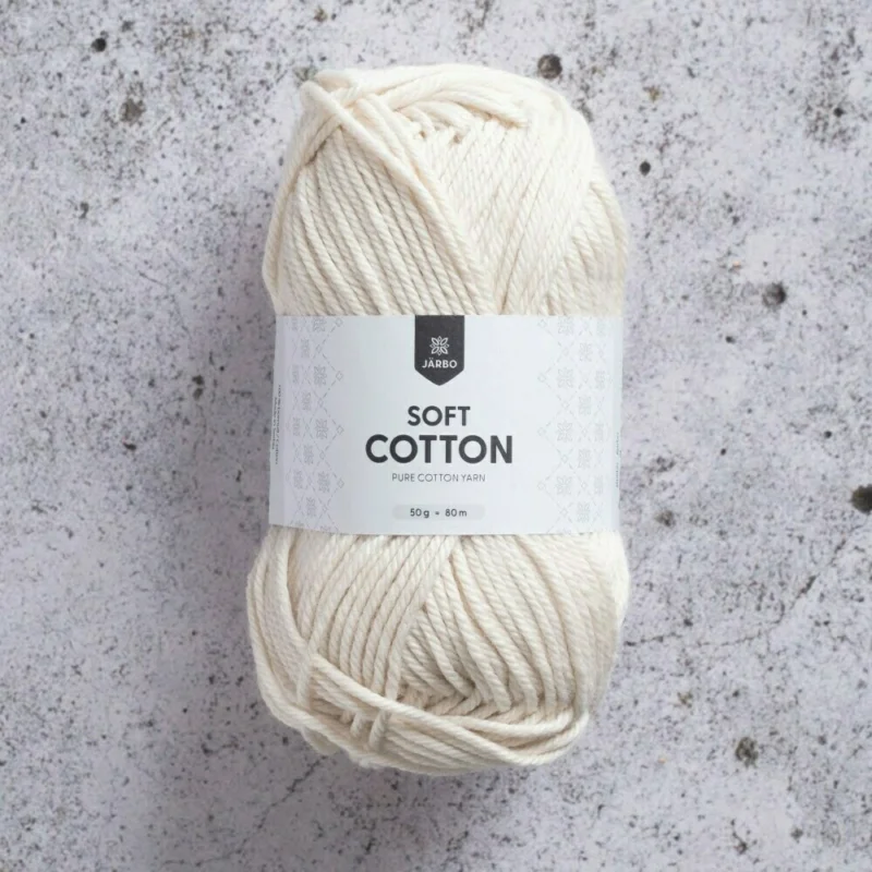 Soft Cotton 50 g Ecru Naturvit 8802 Populärt val
